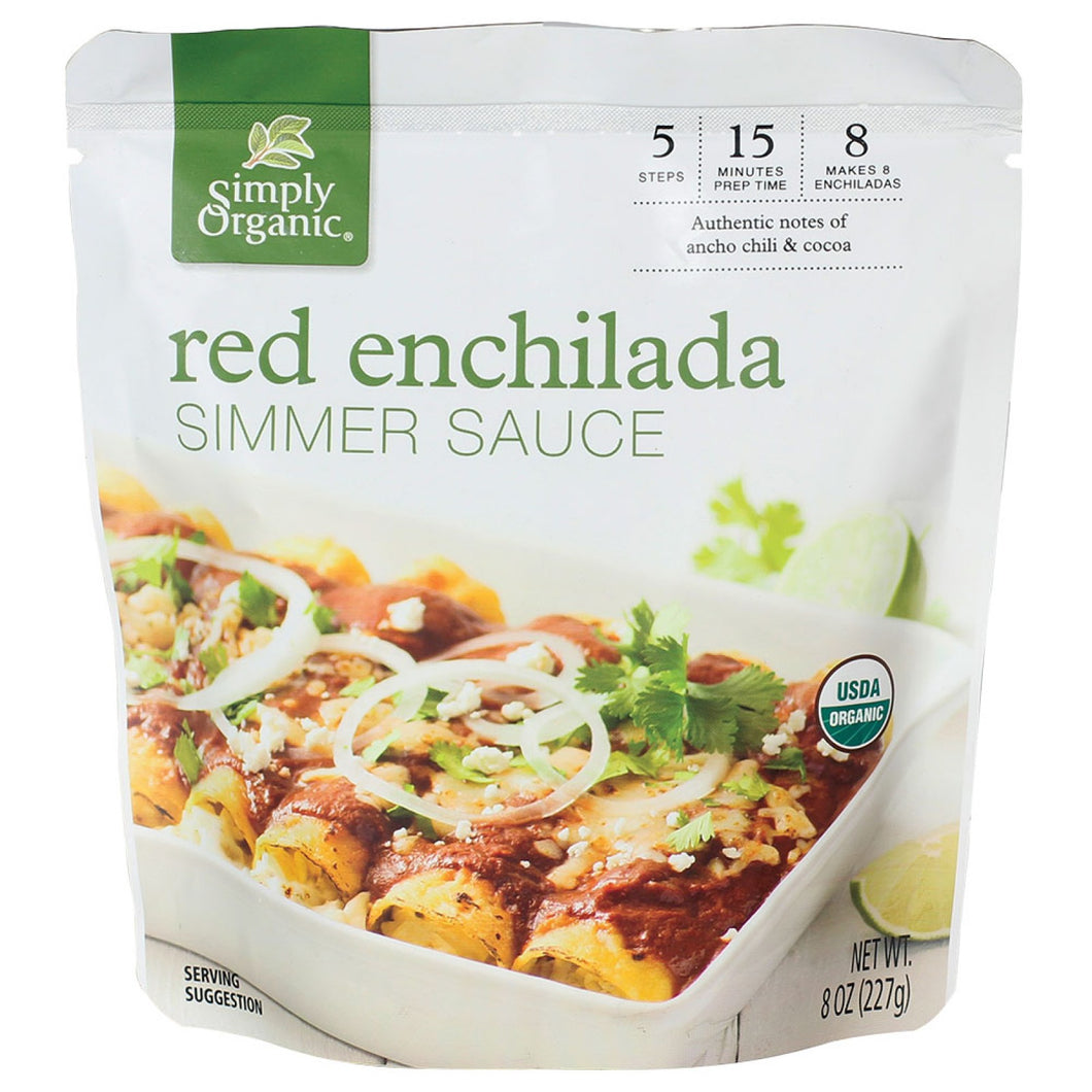 Simply Organic Red Enchilada Simmer Sauce - 227g