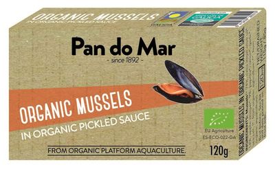 Pan Do Mar Mackerel Organic Mussels in Pickled Sauce
