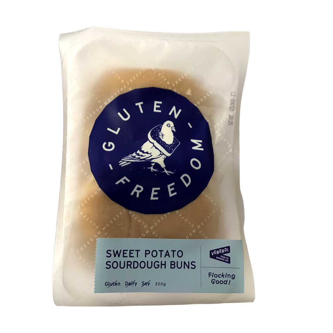 Gluten Freedom - Gluten Free Sweet Potato Sourdough Buns - Available Tuesday