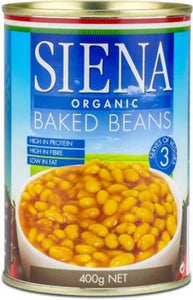 Siena Organic Baked Beans - 400g