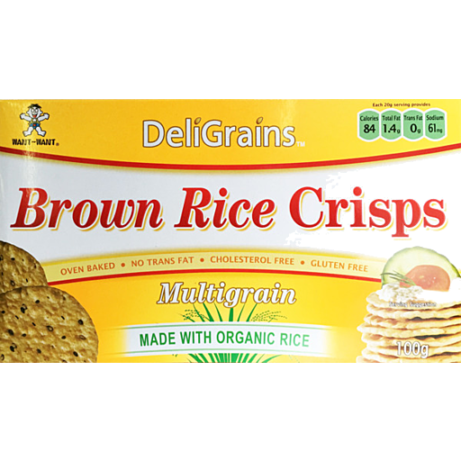 Deli Grain Brown Rice Crisps - Multigrain 100g