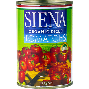 Siena Organic Diced Tomatoes - 400g