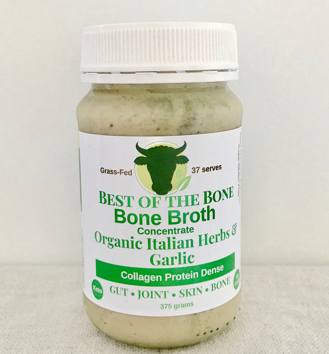 Best of the Bone Organic Beef Bone Concentrate - Italian Herb + Garlic